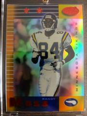 Randy Moss [Mirror Gold] #128 Football Cards 1999 Leaf Certified Prices