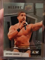 Anthony Bowens [Steel Chair] Wrestling Cards 2022 Upper Deck Allure AEW Prices