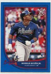 Ronald Acuna [Blue] #369 Baseball Cards 2018 Topps Big League Prices