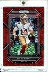 Brock Purdy [Red] #353 Football Cards 2022 Panini Prizm No Huddle Prices