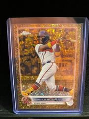 Ronald Acuna Jr. [Mini Diamond Gold] #90 Baseball Cards 2022 Topps Gilded Collection Prices