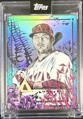 Mike Trout [Coral] #A-10 Baseball Cards 2022 Topps X Naturel 1952 Encased Art Prices