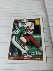 John Stephens #610 Football Cards 1991 Topps Prices