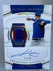 Kohl Franklin [Holo Gold] #TMS-KF Baseball Cards 2022 Panini National Treasures Material Signatures Prices