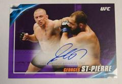 Georges St Pierre [Purple] #KA-GSP Ufc Cards 2019 Topps UFC Knockout Autographs Prices