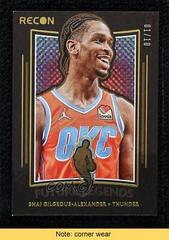 Shai Gilgeous Alexander [Gold] #25 Basketball Cards 2021 Panini Recon Future Legends Prices