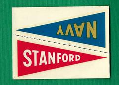 Navy [Stanford] Football Cards 1960 Fleer College Pennant Decals Prices