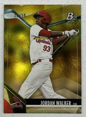 Jordan Walker [Gold] Baseball Cards 2021 Bowman Platinum Top Prospects Prices
