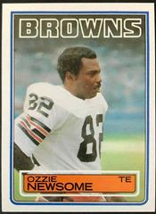 Ozzie Newsome #254 Football Cards 1983 Topps Prices