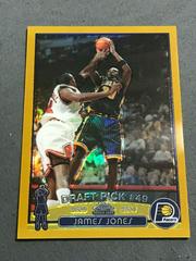 James Jones [Gold Refractor] Basketball Cards 2003 Topps Chrome Prices