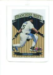 Frank Thomas [Mach III] #FB8 Baseball Cards 1999 Bowman's Best Franchise Prices