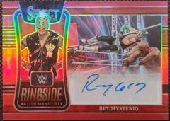 Rey Mysterio [Red Prizm] Wrestling Cards 2022 Panini Select WWE Ringside Action Signatures Prices