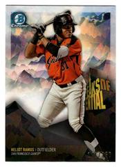 Heliot Ramos [Atomic Refractor] #HR Baseball Cards 2018 Bowman Chrome Peaks of Potential Prices