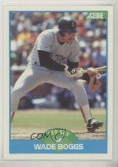 Wade Boggs Baseball Cards 1989 Score Prices