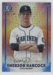 Emerson Hancock [Blue Refractor] #DG-11 Baseball Cards 2021 Bowman Chrome Mega Box Mojo Dawn of Glory Prices