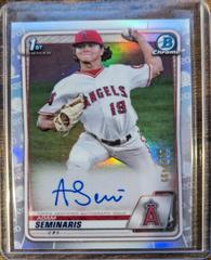 Adam Seminaris [Refractor] Baseball Cards 2020 Bowman Draft Picks Chrome Autographs Prices