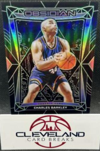 Charles Barkley [Green Electric Etch] #25 Prices | 2023 Panini Obsidian ...
