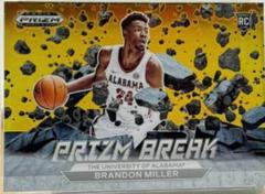 Brandon Miller [Gold] #8 Basketball Cards 2023 Panini Prizm Draft Picks Break Prices