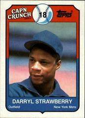 Darryl Strawberry Baseball Cards 1989 Cap'N Crunch Prices