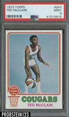 Ted McClain #247 Basketball Cards 1973 Topps Prices