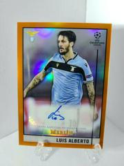 Luis Alberto Soccer Cards 2020 Topps Chrome UEFA Champions League Autographs Prices