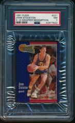 John Stockton [3-D Wrapper Redemption] Basketball Cards 1991 Fleer Prices