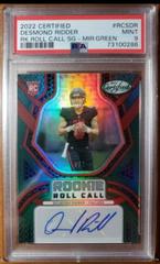 Desmond Ridder [Green] #RCS-DR Football Cards 2022 Panini Certified Rookie Roll Call Signatures Prices