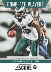 LeSean McCoy Football Cards 2012 Panini Score Complete Players Prices