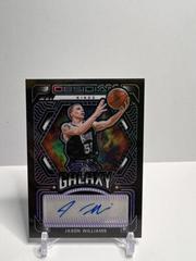 Jason Williams [Purple] Basketball Cards 2021 Panini Obsidian Galaxy Autographs Prices