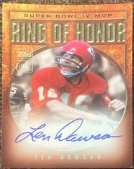 Len Dawson #RH-LD Football Cards 2002 Topps Ring of Honor Autographs Prices