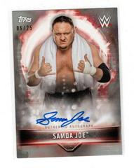 Samoa Joe [Silver] Wrestling Cards 2019 Topps WWE Road to Wrestlemania Autographs Prices