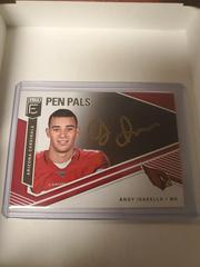 Andy Isabella [Black Gold Ink] Football Cards 2019 Donruss Elite Pen Pals Autographs Prices