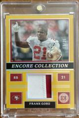 Frank Gore [Gold] #EC-12 Football Cards 2022 Panini Encased Encore Collection Prices