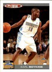 Earl Boykins #34 Basketball Cards 2004 Topps Total Prices