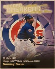 Sammy Sosa #RB-SS Baseball Cards 2002 Topps Record Breakers Prices
