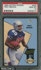 Troy Brown [Mint] Football Cards 1993 Action Packed Prices