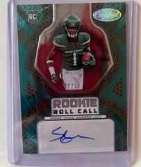 Ahmad 'Sauce' Gardner [Green] #RCS-AG Football Cards 2022 Panini Certified Rookie Roll Call Signatures Prices