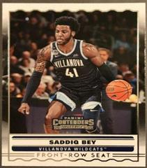 Saddiq Bey #SS-19 Basketball Cards 2020 Panini Contenders Draft Picks Front Row Seat Prices