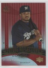 Prince Fielder [Red] #265 Baseball Cards 2005 Upper Deck Reflections Prices