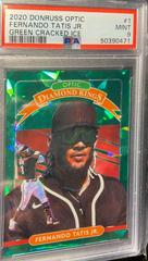 Fernando Tatis Jr. [Green Cracked Ice] Baseball Cards 2020 Panini Donruss Optic Prices