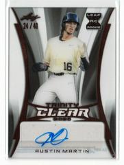 Austin Martin [Bronze] #CA-AM1 Baseball Cards 2020 Leaf Trinity Clear Autographs Prices
