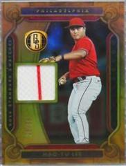 Hao Yu Lee [Gold] #GSS-HL Baseball Cards 2023 Panini Chronicles Gold Standard Swatches Prices