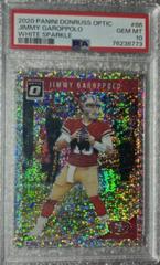 Jimmy Garoppolo [White Sparkle] #86 Football Cards 2018 Donruss Optic Prices