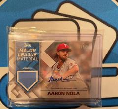 Aaron Nola #MLMA-AN Baseball Cards 2022 Topps Major League Material Autographs Prices