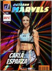 Carla Esparza [Orange Laser] #4 Ufc Cards 2023 Panini Donruss Ufc Octagon Marvels Prices