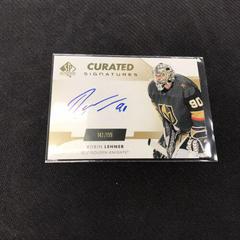 Robin Lehner #SPC-RL Hockey Cards 2022 SP Authentic Curated Signatures Prices