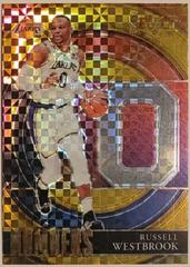 Russell Westbrook [Gold Prizm] #20 Basketball Cards 2021 Panini Select Numbers Prices