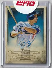 Corey Seager #FSA-CSE Baseball Cards 2016 Topps Five Star Autographs Prices