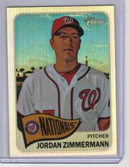 Jordan Zimmermann [Refractor] #492 Baseball Cards 2014 Topps Heritage Chrome Prices