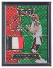 Baker Mayfield [Green] #SS-BMA Football Cards 2021 Panini Select Swatches Prices